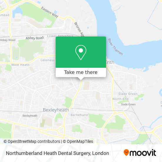 Northumberland Heath Dental Surgery map