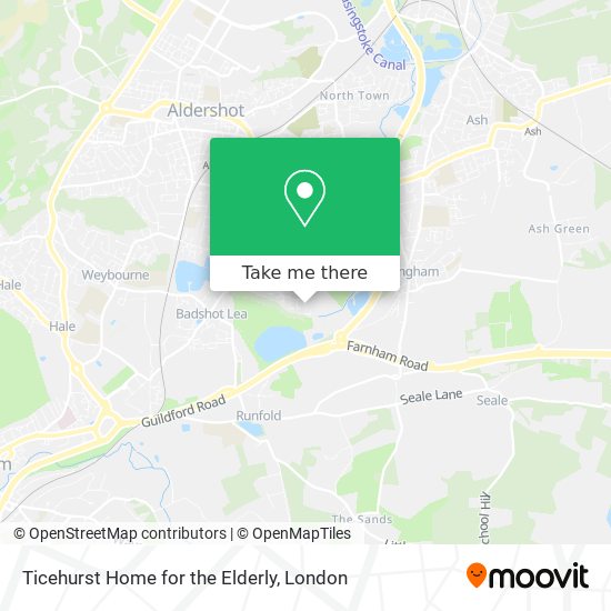 Ticehurst Home for the Elderly map