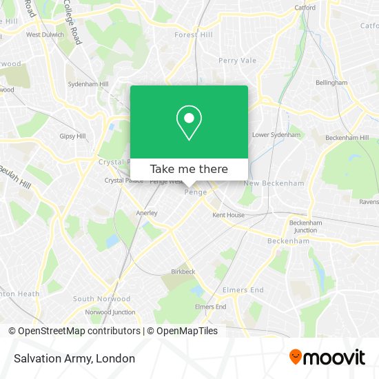 Salvation Army map