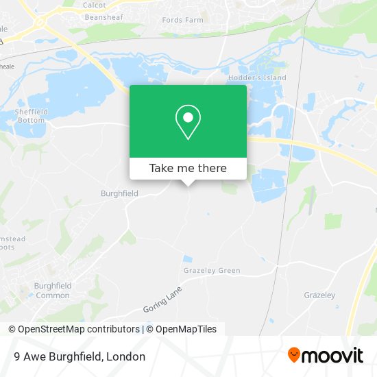 9 Awe Burghfield map