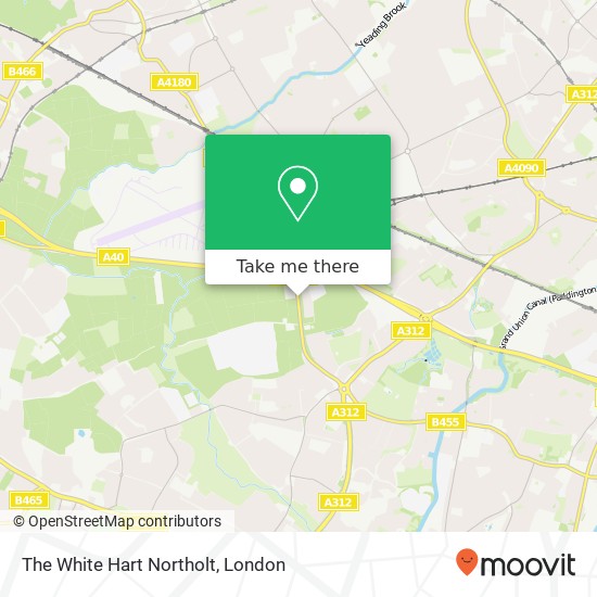 The White Hart Northolt, West End Road Northolt Northolt UB5 6 map