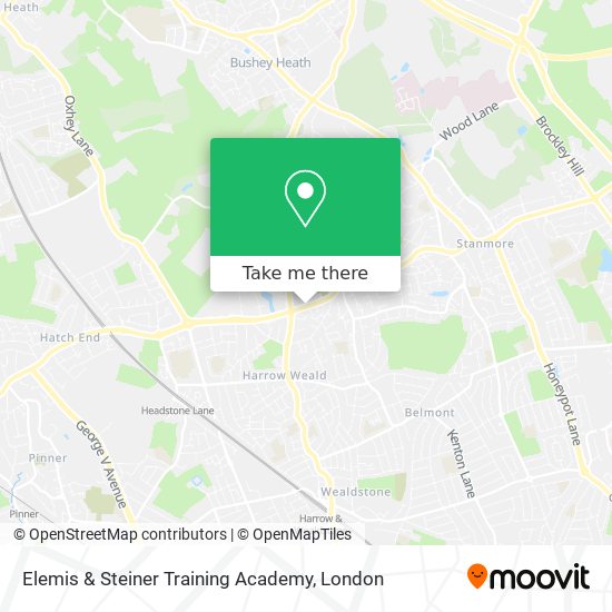 Elemis & Steiner Training Academy map