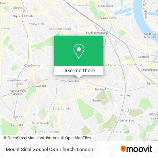 Mount Sinai Gospel C&S Church map