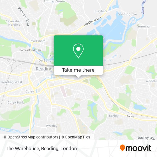 The Warehouse, Reading map