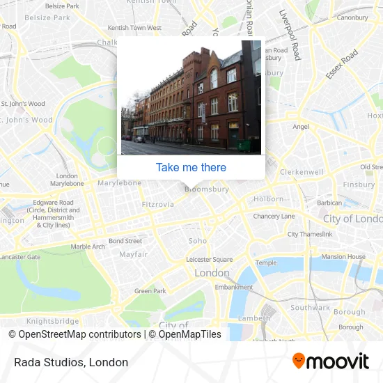 Rada Studios map