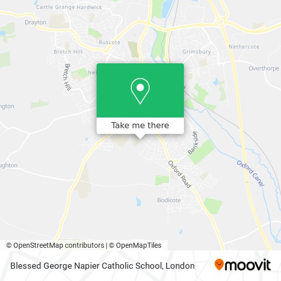 Blessed George Napier Catholic School map