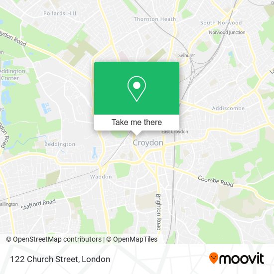 122 Church Street map