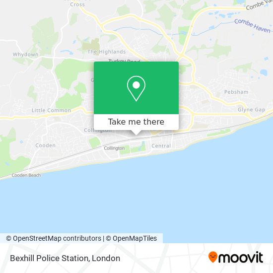 Bexhill Police Station map