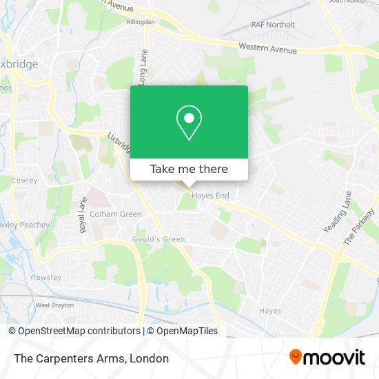 The Carpenters Arms map
