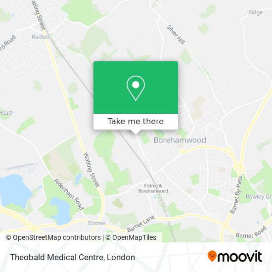 Theobald Medical Centre map