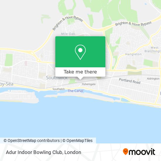 Adur Indoor Bowling Club map