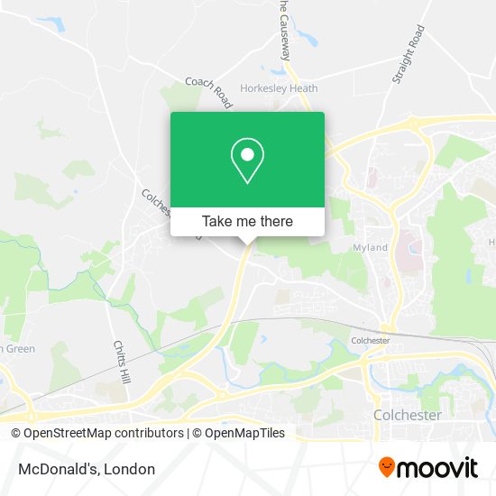 McDonald's map