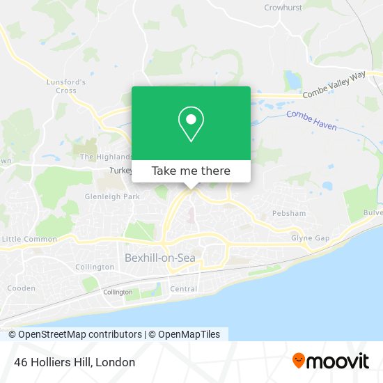46 Holliers Hill map