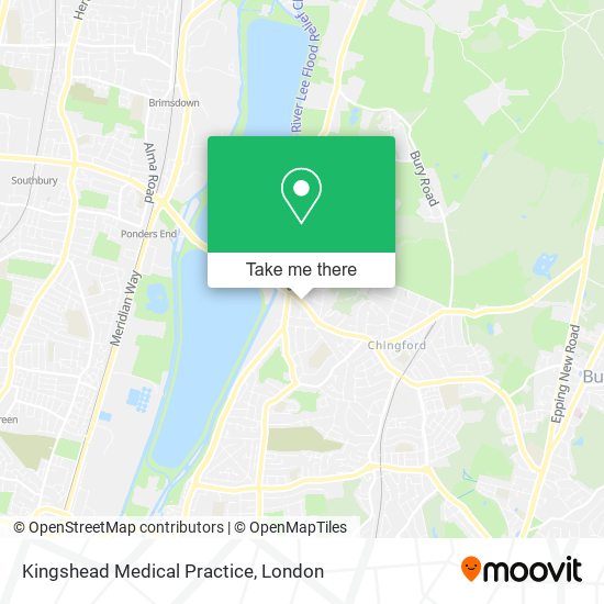 Kingshead Medical Practice map