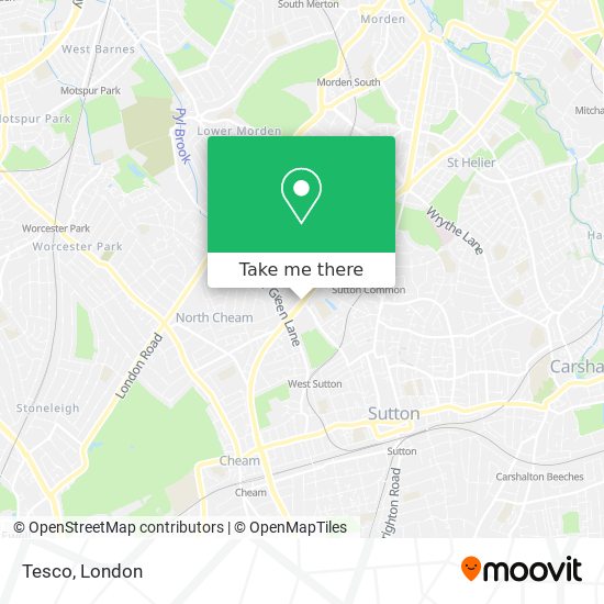 Tesco map