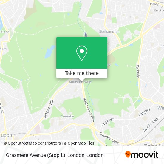 Grasmere Avenue (Stop L), London map