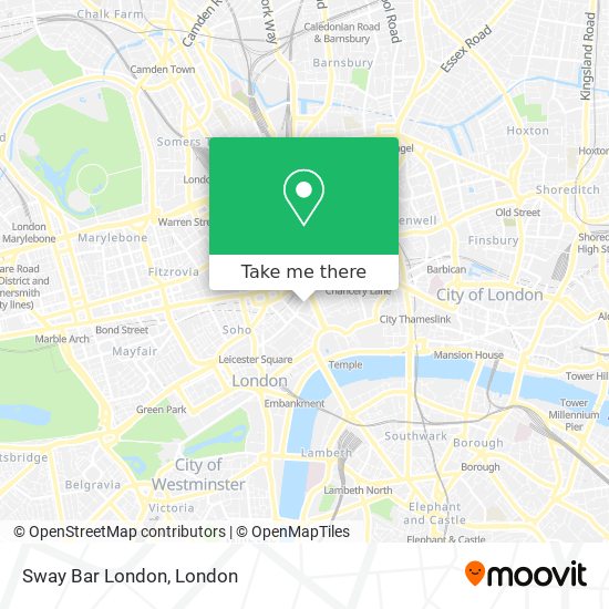 Sway Bar London map