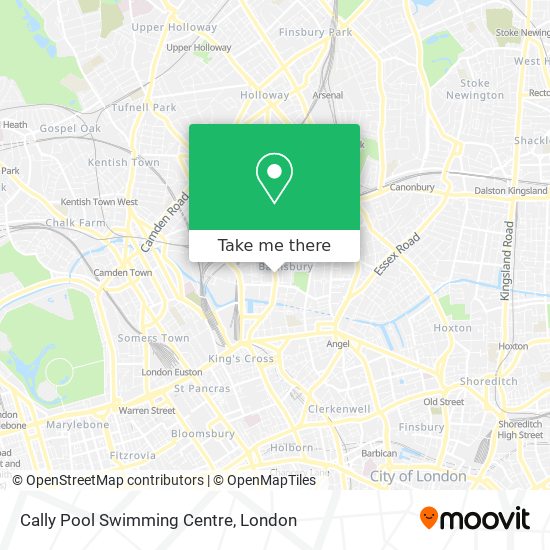 Cally Pool Swimming Centre map