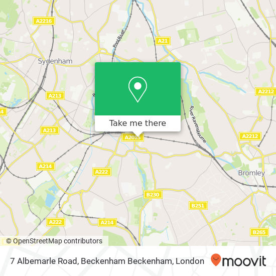 7 Albemarle Road, Beckenham Beckenham map