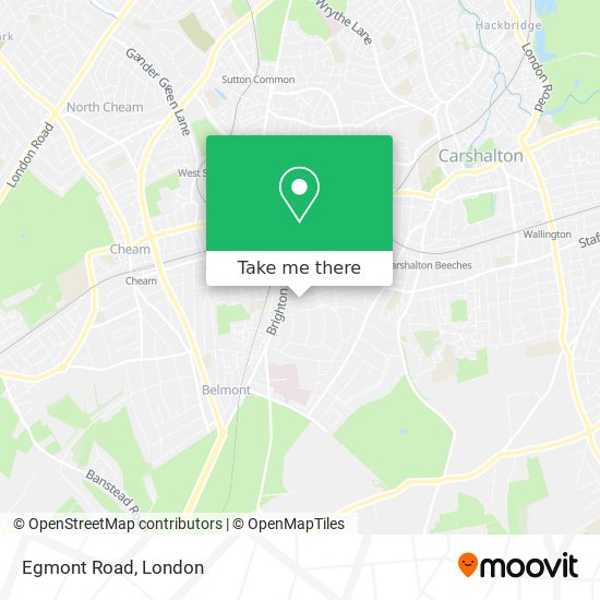 Egmont Road map