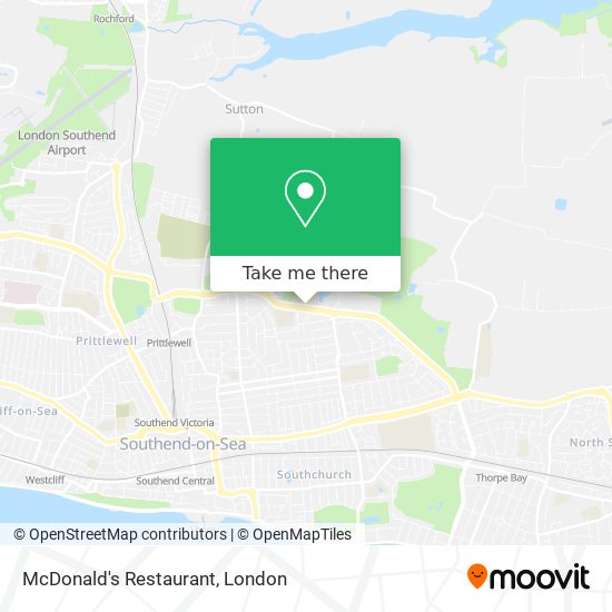 McDonald's Restaurant map