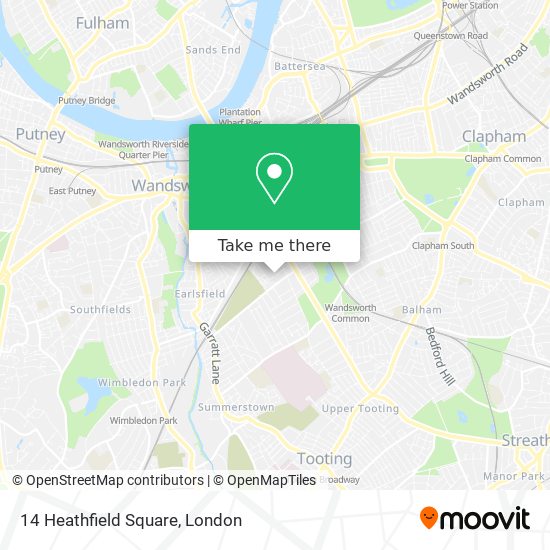 14 Heathfield Square map