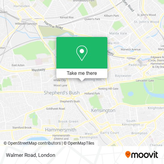Walmer Road map