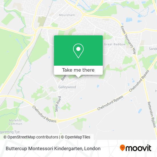 Buttercup Montessori Kindergarten map