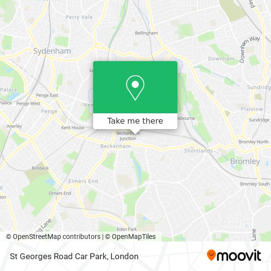 St Georges Road Car Park map