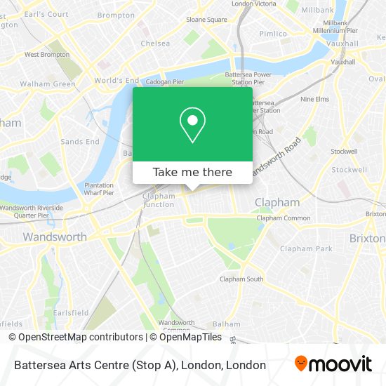 Battersea Arts Centre (Stop A), London map