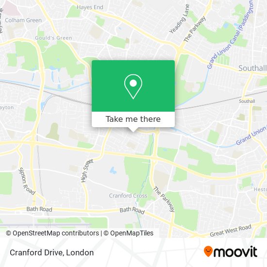 Cranford Drive map