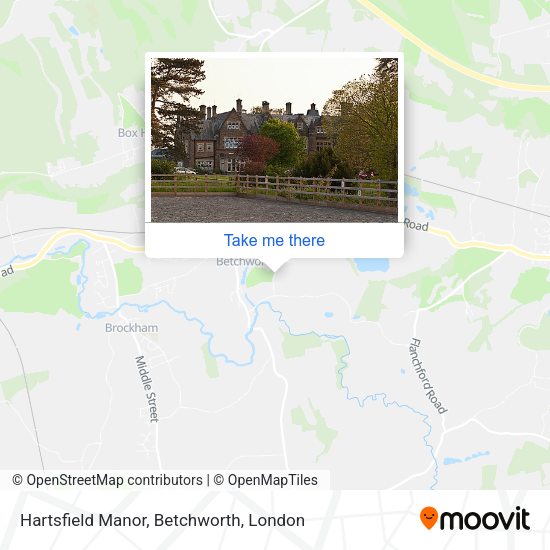 Hartsfield Manor, Betchworth map