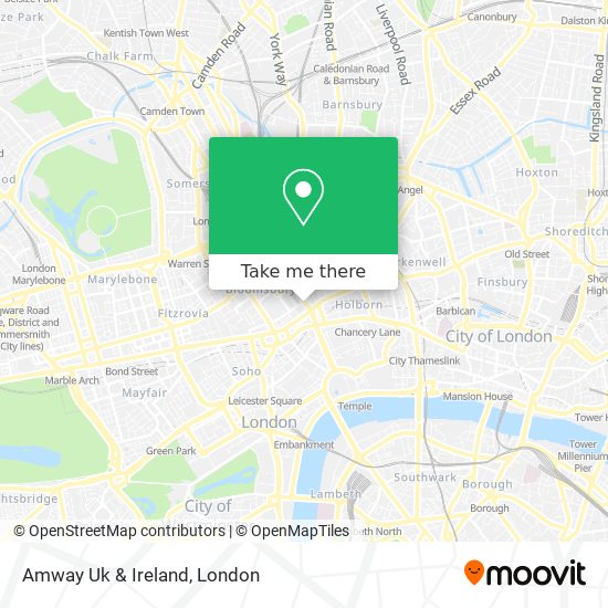 Amway Uk & Ireland map