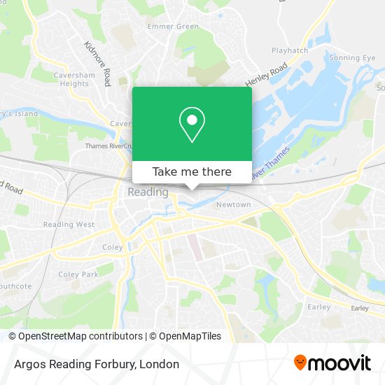 Argos Reading Forbury map