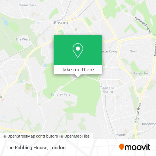 The Rubbing House map