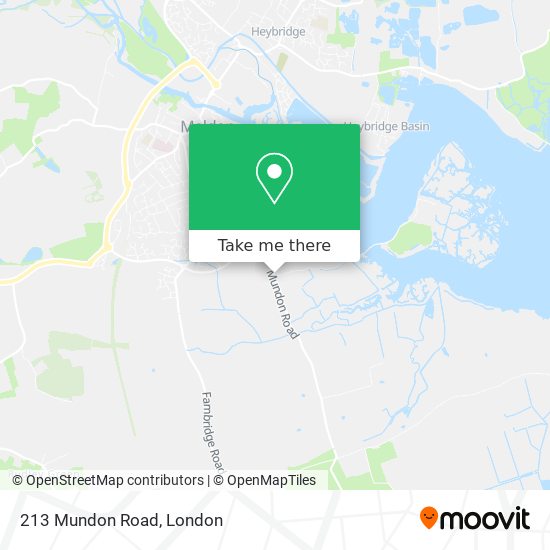 213 Mundon Road map