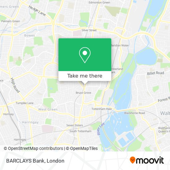 BARCLAYS Bank map