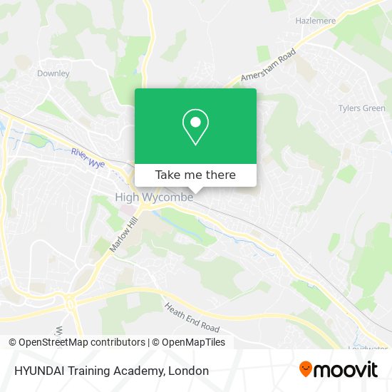 HYUNDAI Training Academy map