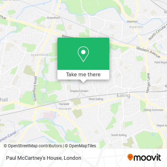 Paul McCartney's House map