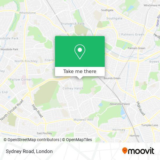 Sydney Road map