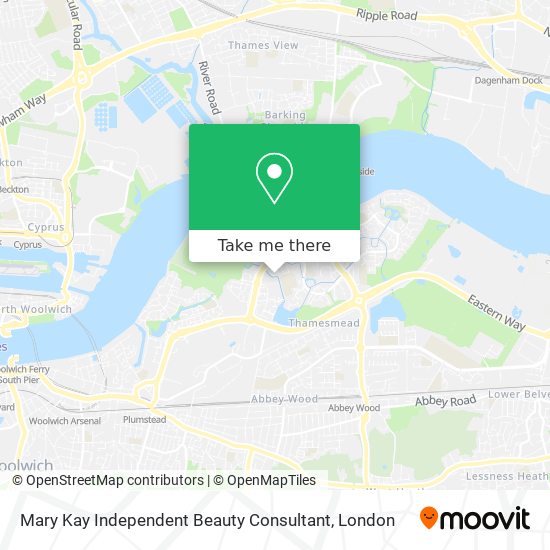 Mary Kay Independent Beauty Consultant map