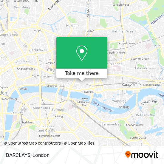 BARCLAYS map