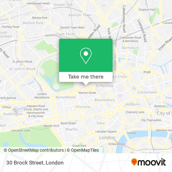 30 Brock Street map