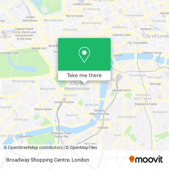 Broadway Shopping Centre map