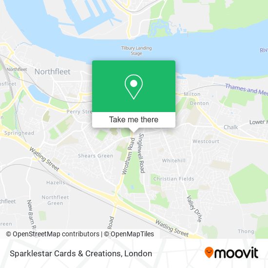 Sparklestar Cards & Creations map