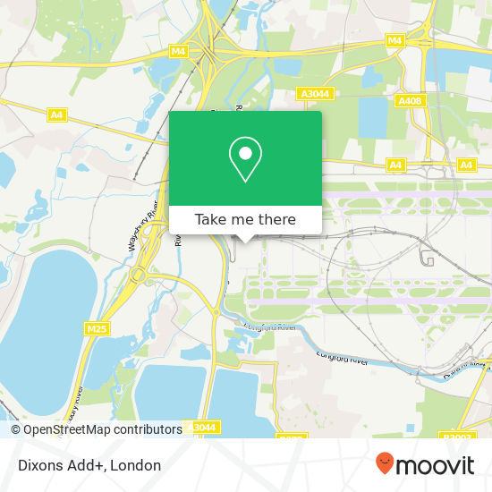 Dixons Add+, London Heathrow Airport Hounslow map