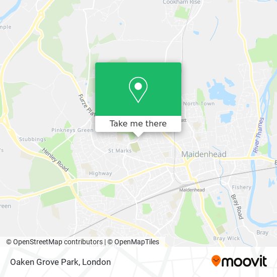 Oaken Grove Park map