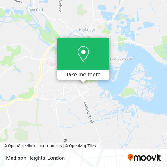 Madison Heights map