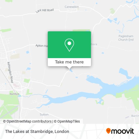 The Lakes at Stambridge map