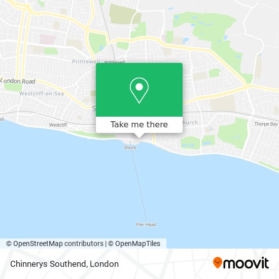 Chinnerys Southend map